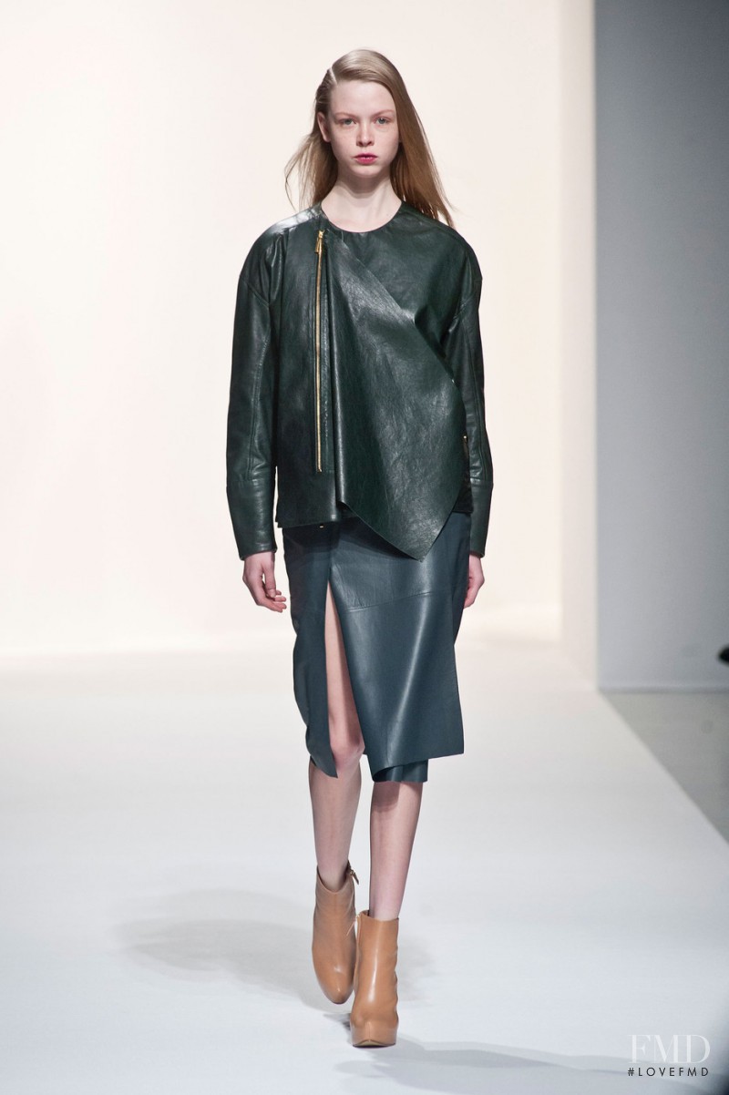 Daniela Witt featured in  the Hussein Chalayan fashion show for Autumn/Winter 2014