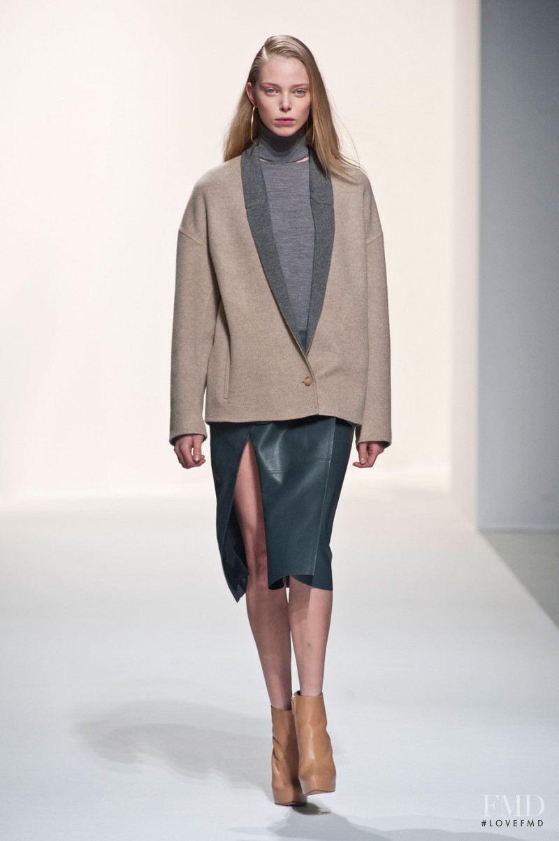 Tanya Dyagileva featured in  the Hussein Chalayan fashion show for Autumn/Winter 2014