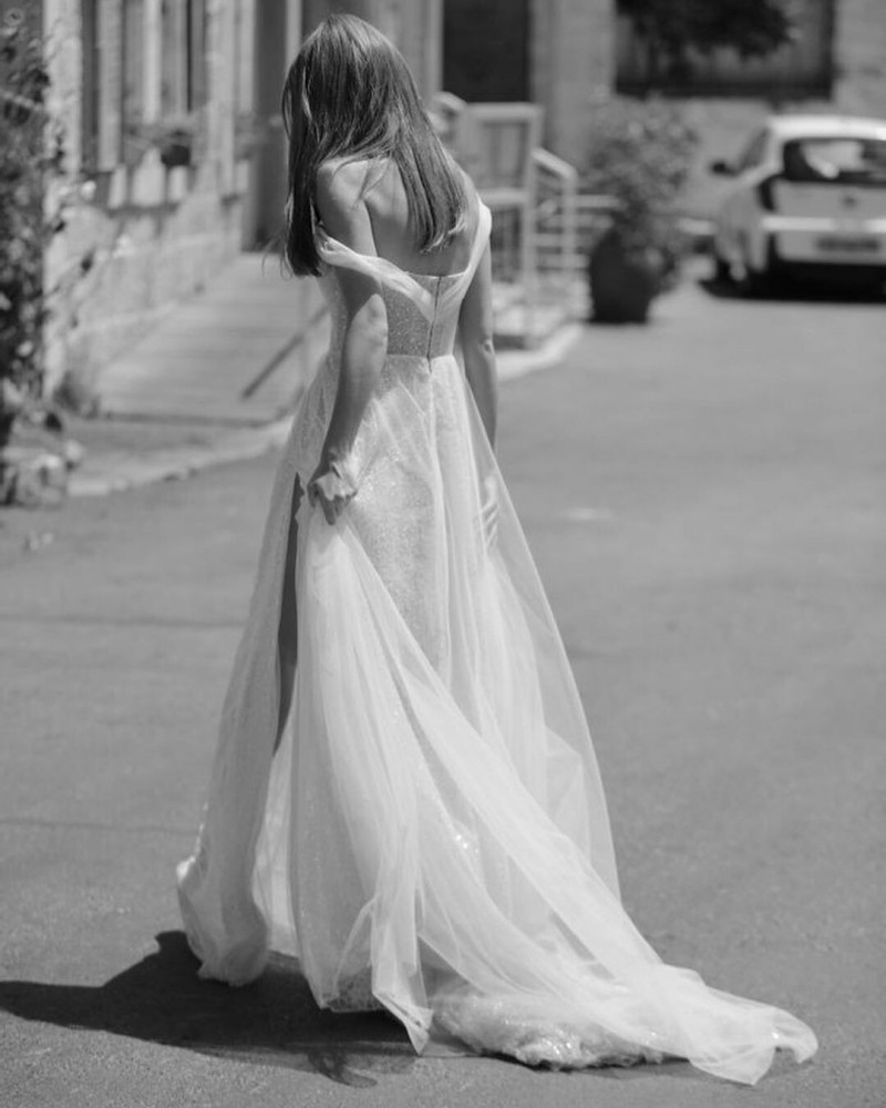 Daria Piotrowiak featured in  the Hila Shalom Bridal lookbook for Spring/Summer 2023