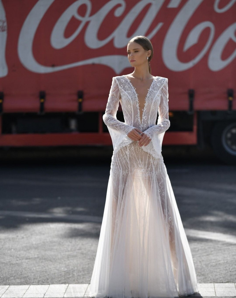 Daria Piotrowiak featured in  the Hila Shalom Bridal lookbook for Spring/Summer 2023