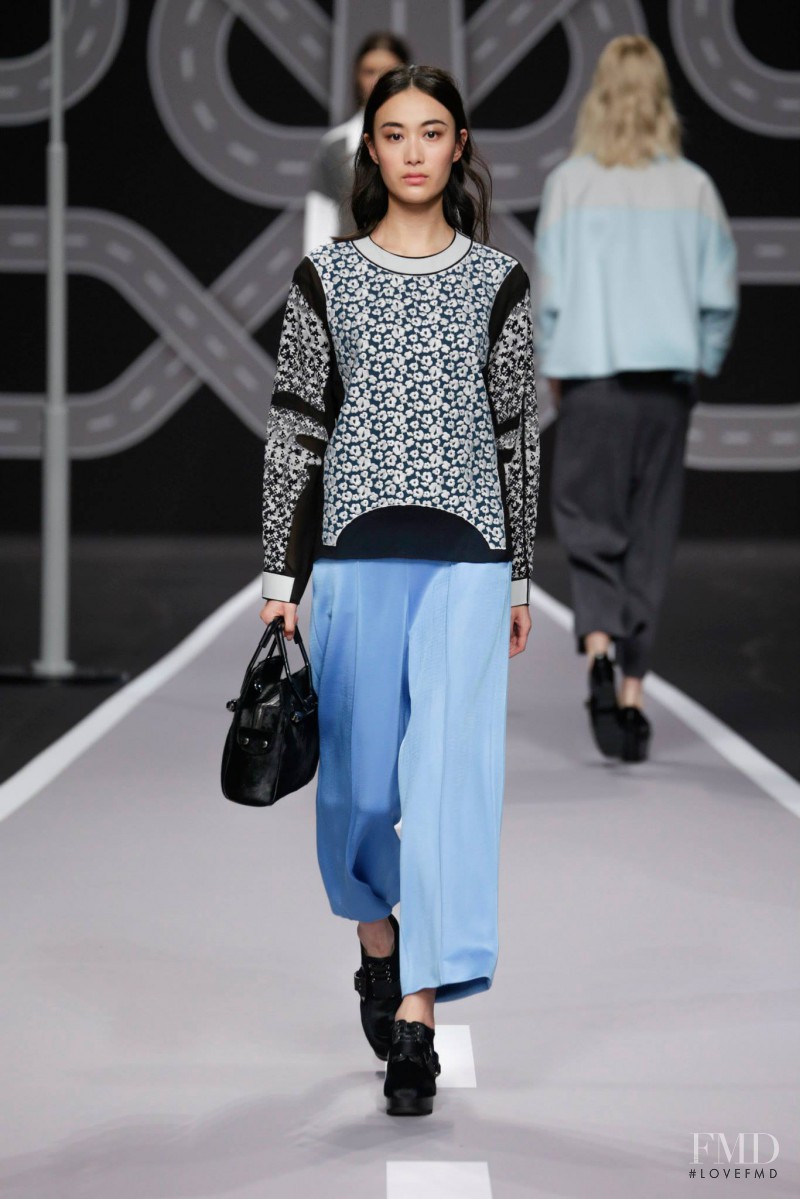 Shu Pei featured in  the Viktor & Rolf fashion show for Autumn/Winter 2014