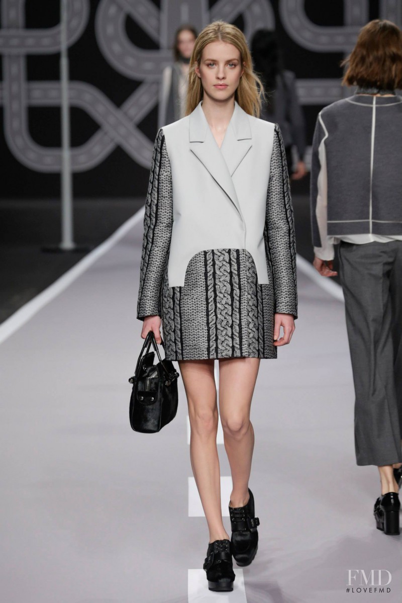 Julia Frauche featured in  the Viktor & Rolf fashion show for Autumn/Winter 2014