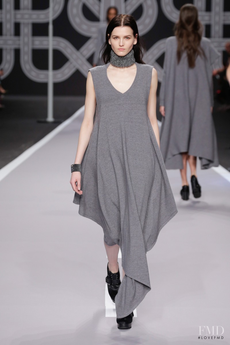 Katlin Aas featured in  the Viktor & Rolf fashion show for Autumn/Winter 2014