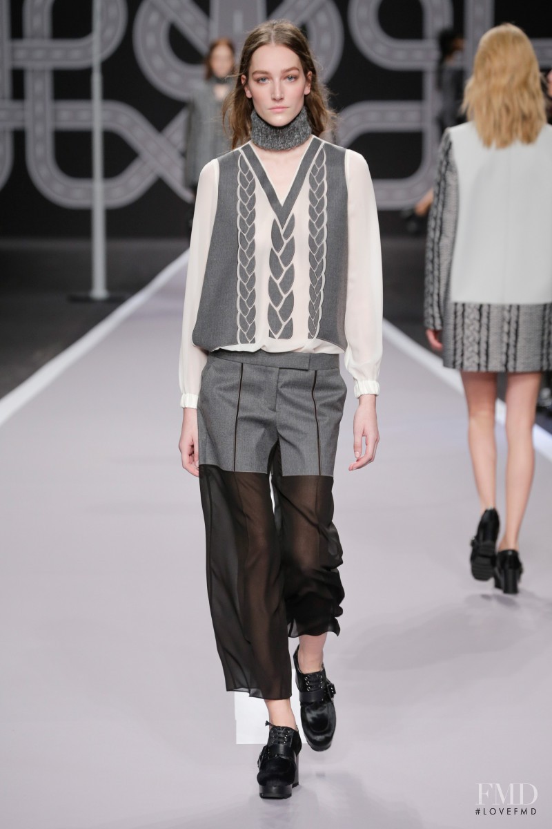 Joséphine Le Tutour featured in  the Viktor & Rolf fashion show for Autumn/Winter 2014