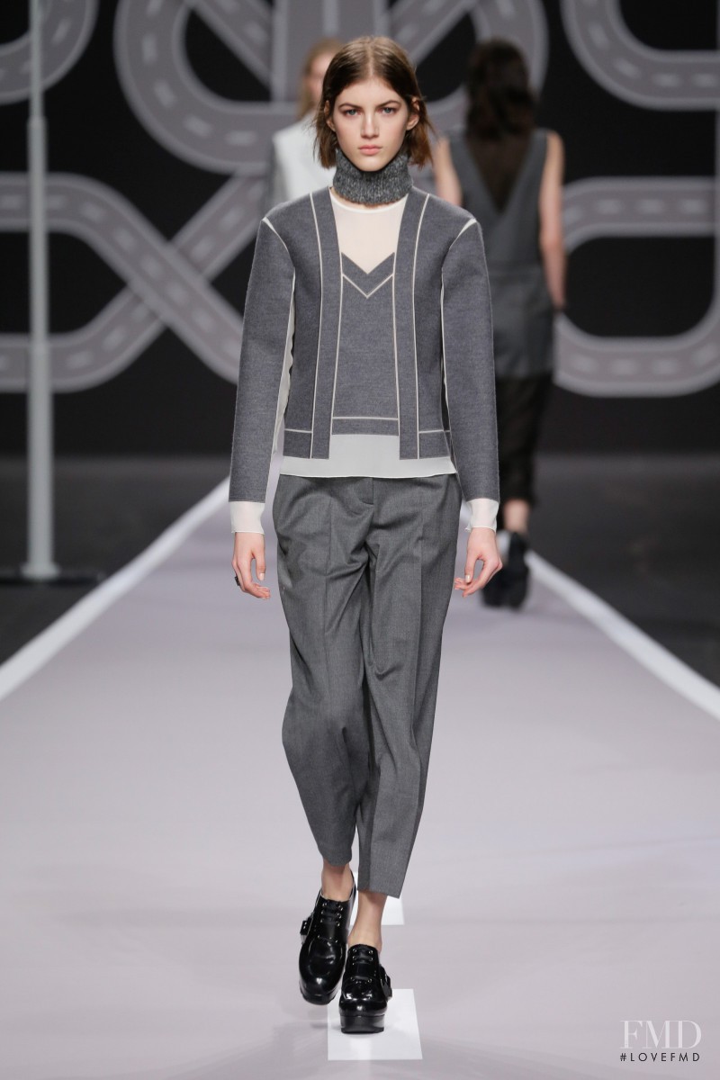 Valery Kaufman featured in  the Viktor & Rolf fashion show for Autumn/Winter 2014