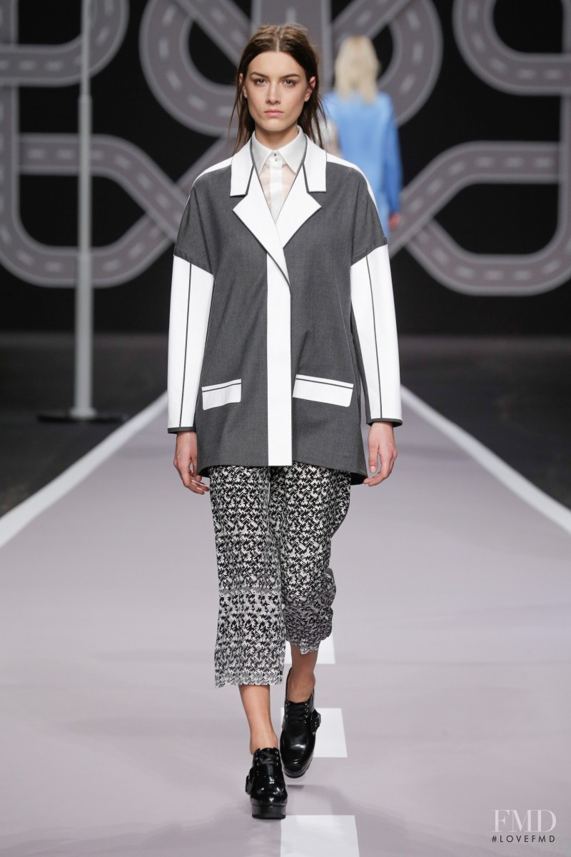 Ronja Furrer featured in  the Viktor & Rolf fashion show for Autumn/Winter 2014