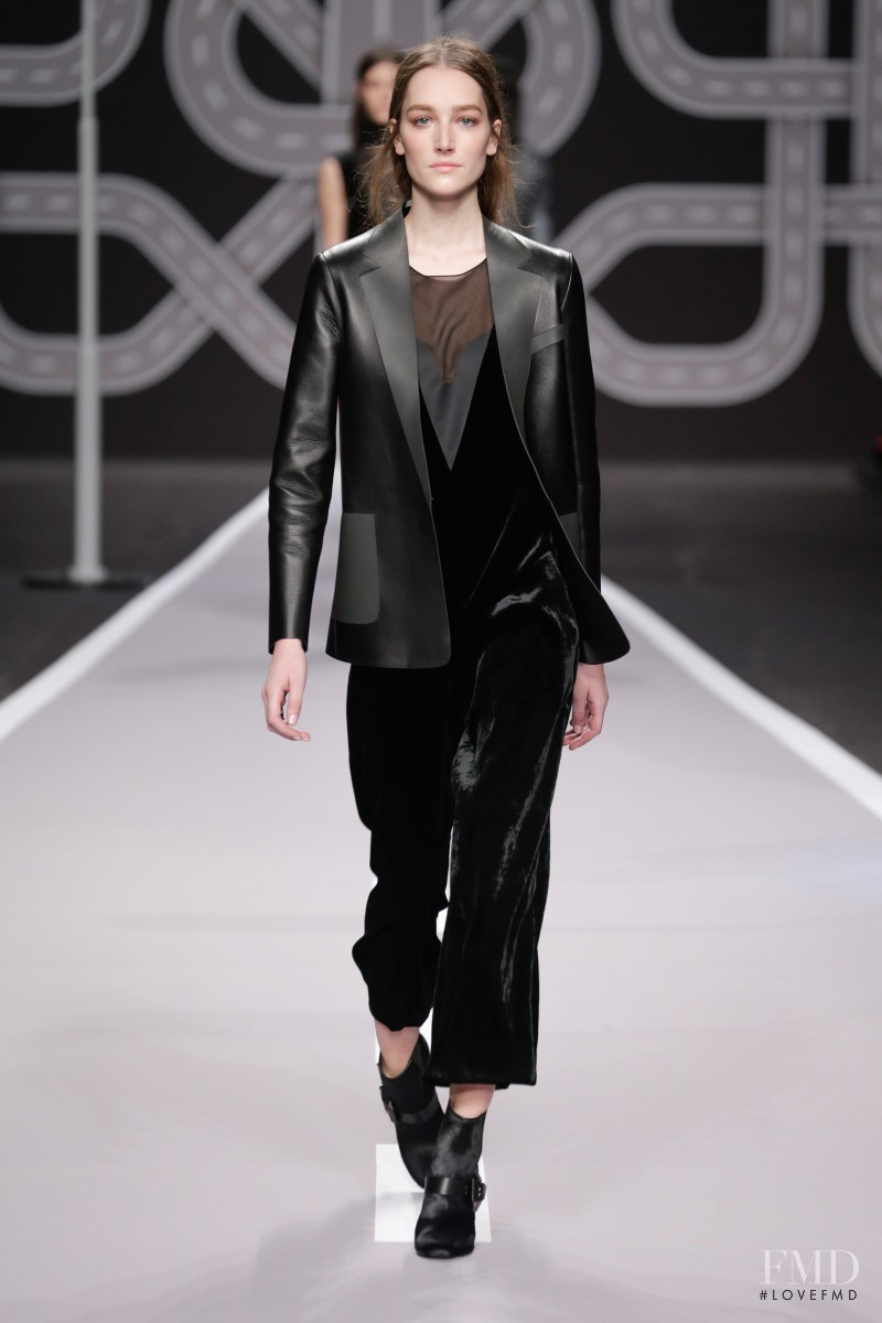 Joséphine Le Tutour featured in  the Viktor & Rolf fashion show for Autumn/Winter 2014