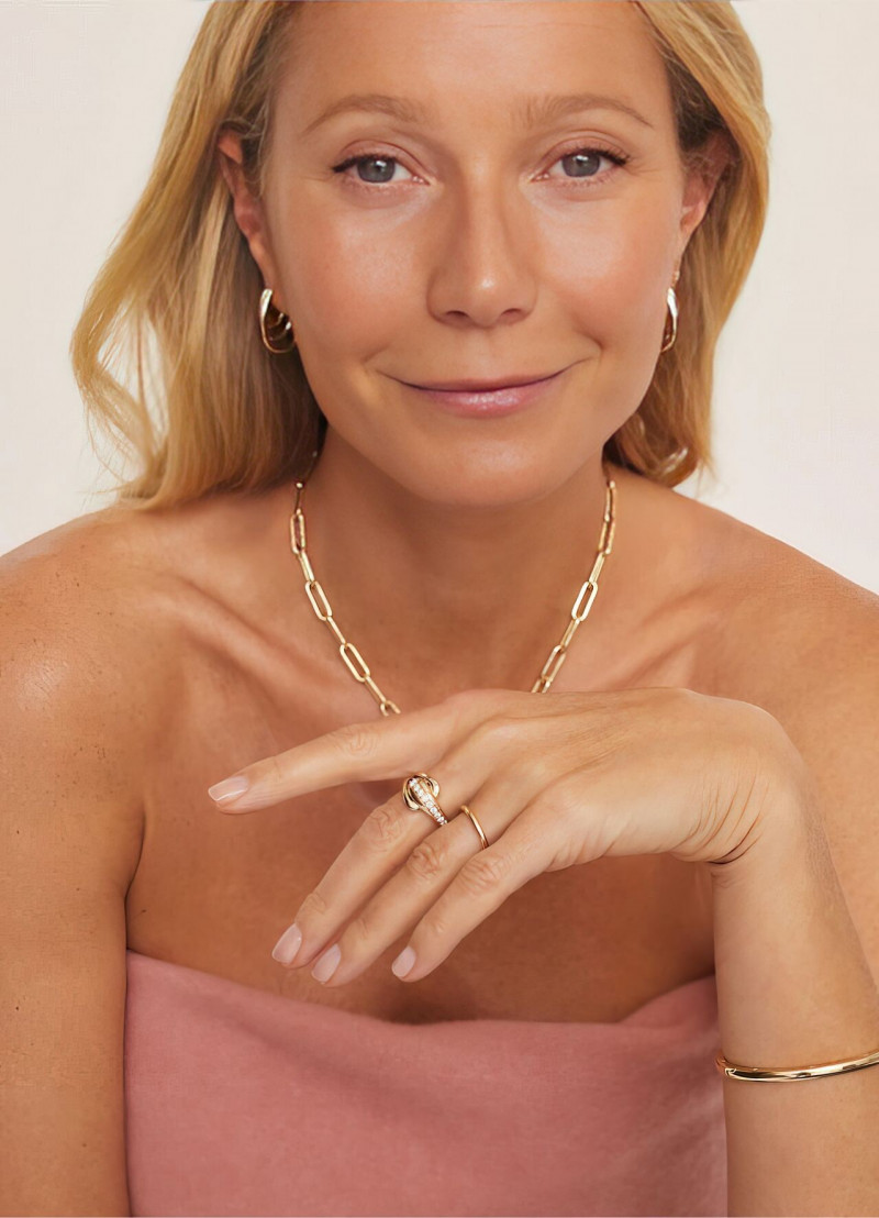 Gwyneth Paltrow featured in  the goop Jewelry advertisement for Summer 2022