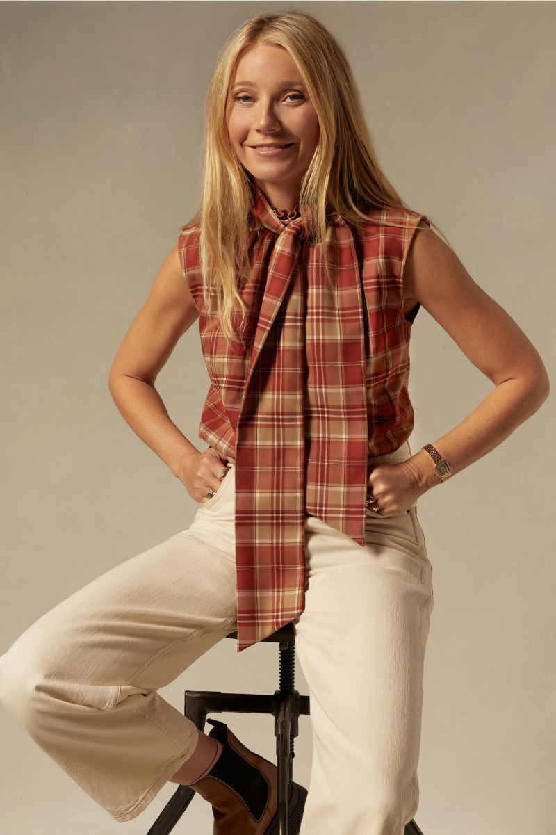 Gwyneth Paltrow featured in  the G Label by goop lookbook for Winter 2022