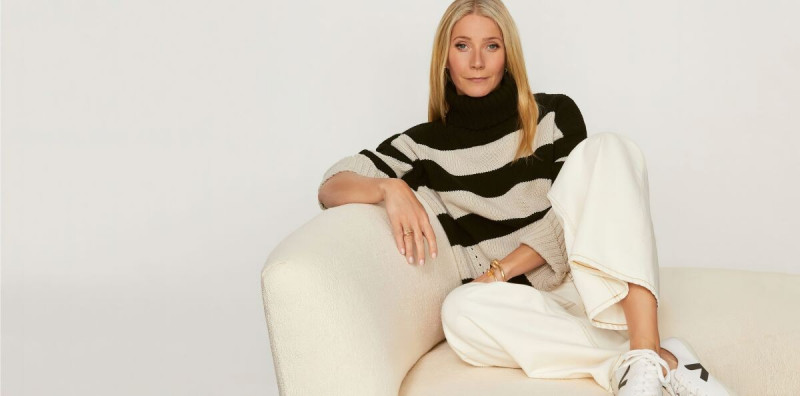 Gwyneth Paltrow featured in  the G Label by goop lookbook for Spring 2022