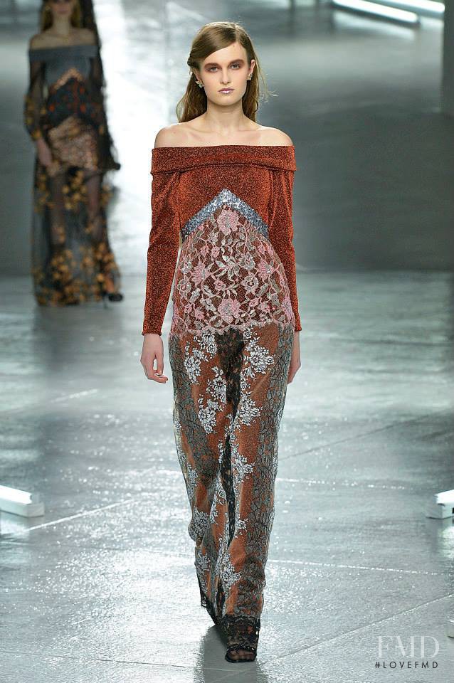 Madison Leyes featured in  the Rodarte fashion show for Autumn/Winter 2014