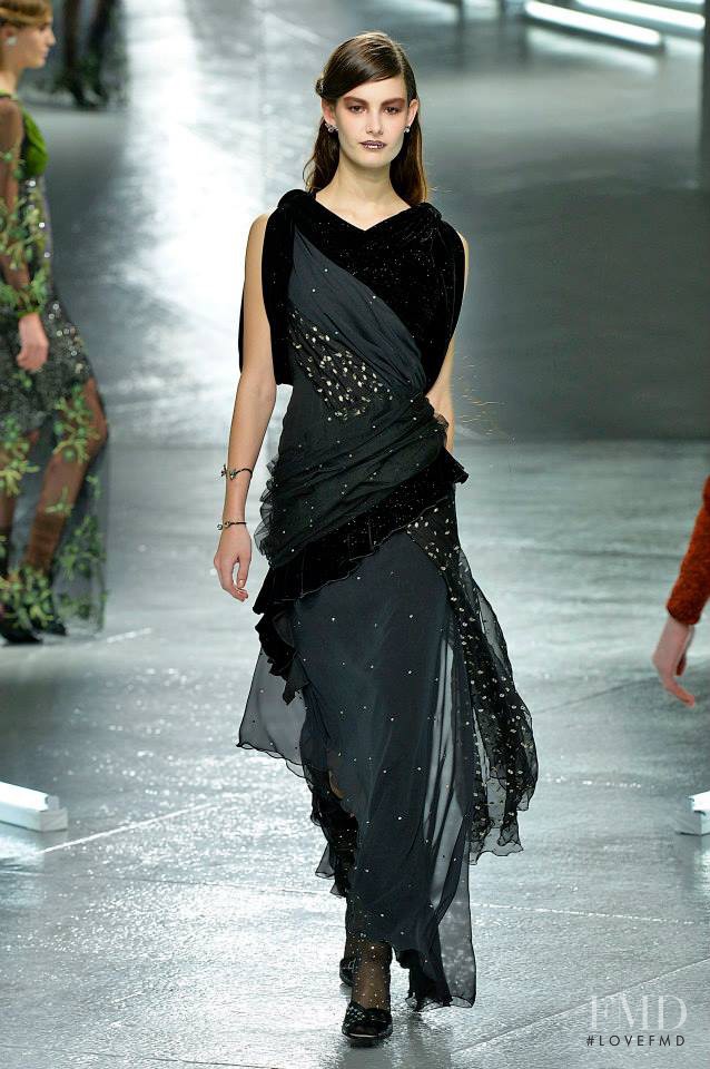 Ophélie Guillermand featured in  the Rodarte fashion show for Autumn/Winter 2014