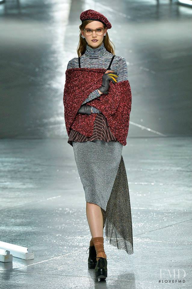 Ona Marija Auskelyte featured in  the Rodarte fashion show for Autumn/Winter 2014