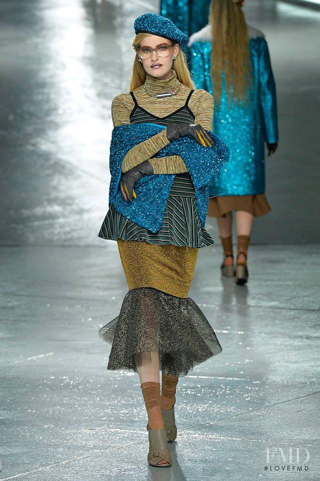 Louise Parker featured in  the Rodarte fashion show for Autumn/Winter 2014