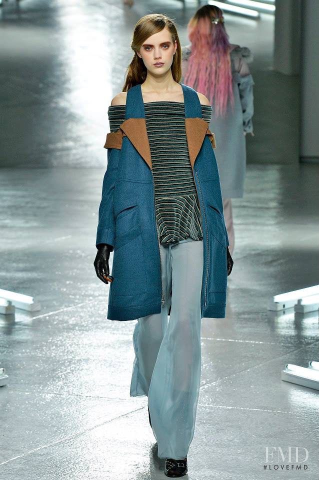 Esther Heesch featured in  the Rodarte fashion show for Autumn/Winter 2014
