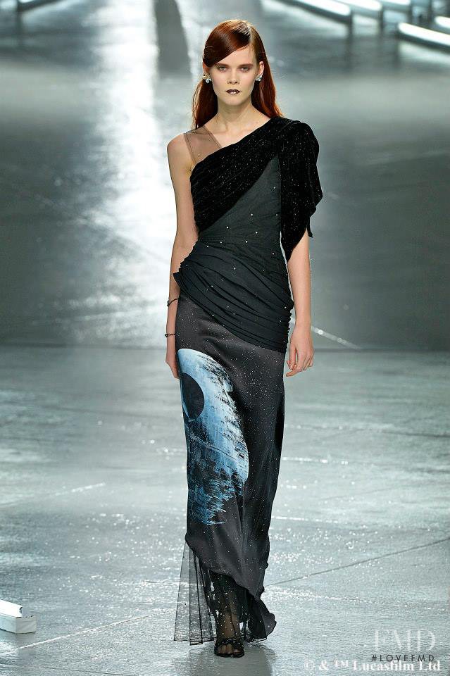 Irina Kravchenko featured in  the Rodarte fashion show for Autumn/Winter 2014