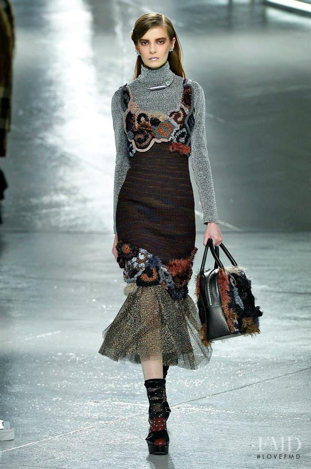 Dasha Denisenko featured in  the Rodarte fashion show for Autumn/Winter 2014