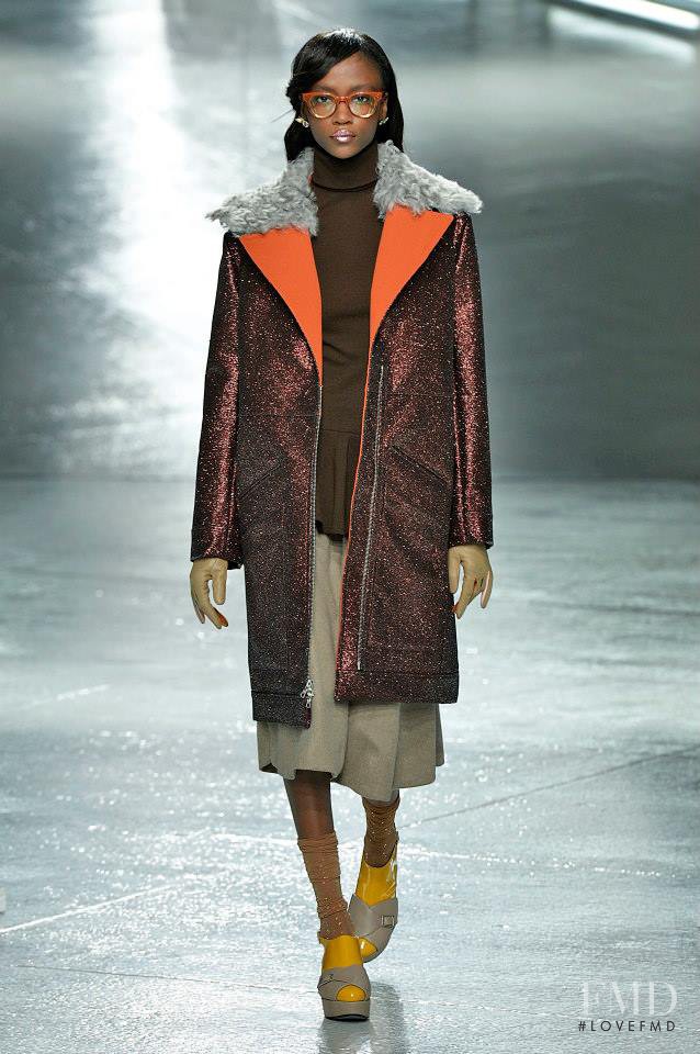 Riley Montana featured in  the Rodarte fashion show for Autumn/Winter 2014
