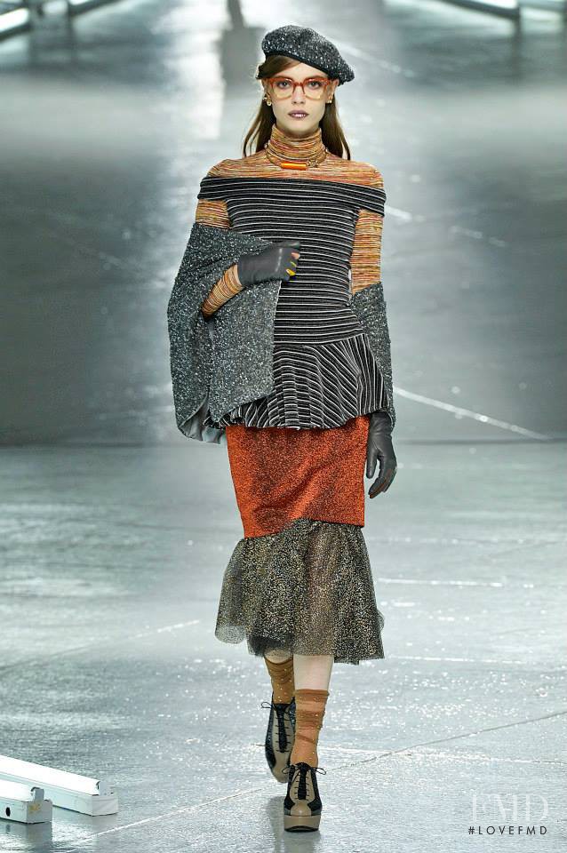 Mina Cvetkovic featured in  the Rodarte fashion show for Autumn/Winter 2014