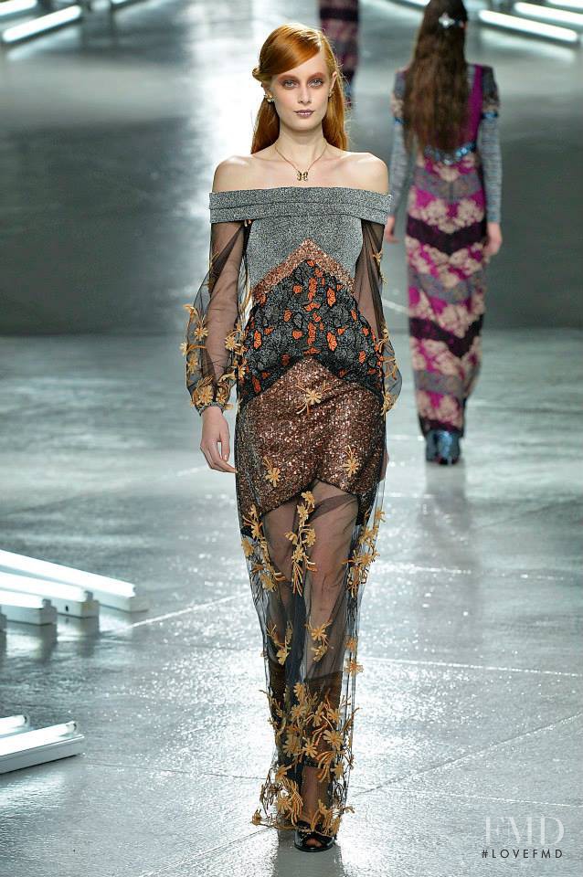 Thairine García featured in  the Rodarte fashion show for Autumn/Winter 2014