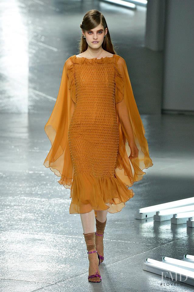 Kia Low featured in  the Rodarte fashion show for Autumn/Winter 2014