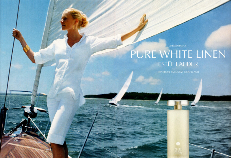 Gwyneth Paltrow featured in  the Estée Lauder Pure White Linen advertisement for Spring/Summer 2007