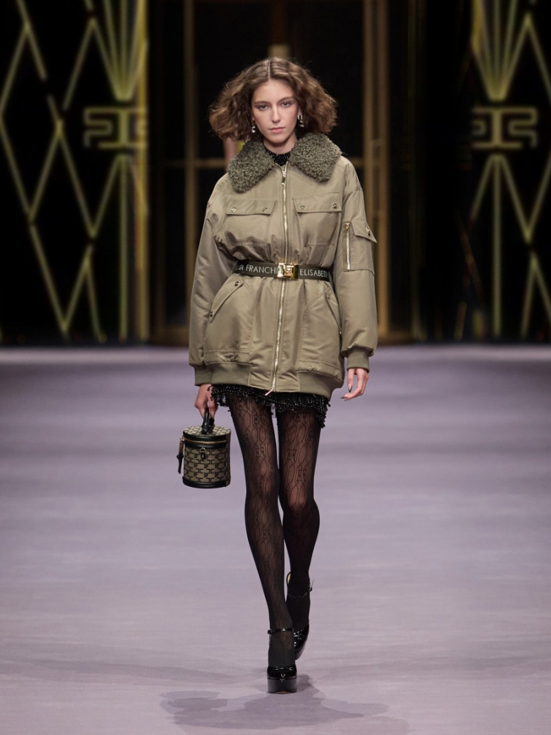 Julia Ardon featured in  the Elisabetta Franchi fashion show for Autumn/Winter 2023