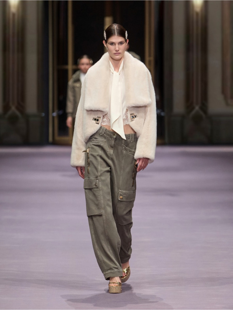 Lucia Lopez featured in  the Elisabetta Franchi fashion show for Autumn/Winter 2023