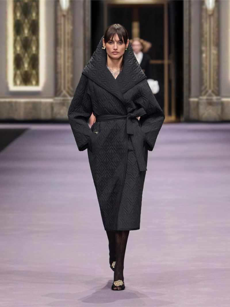 Bruna Ludtke featured in  the Elisabetta Franchi fashion show for Autumn/Winter 2023
