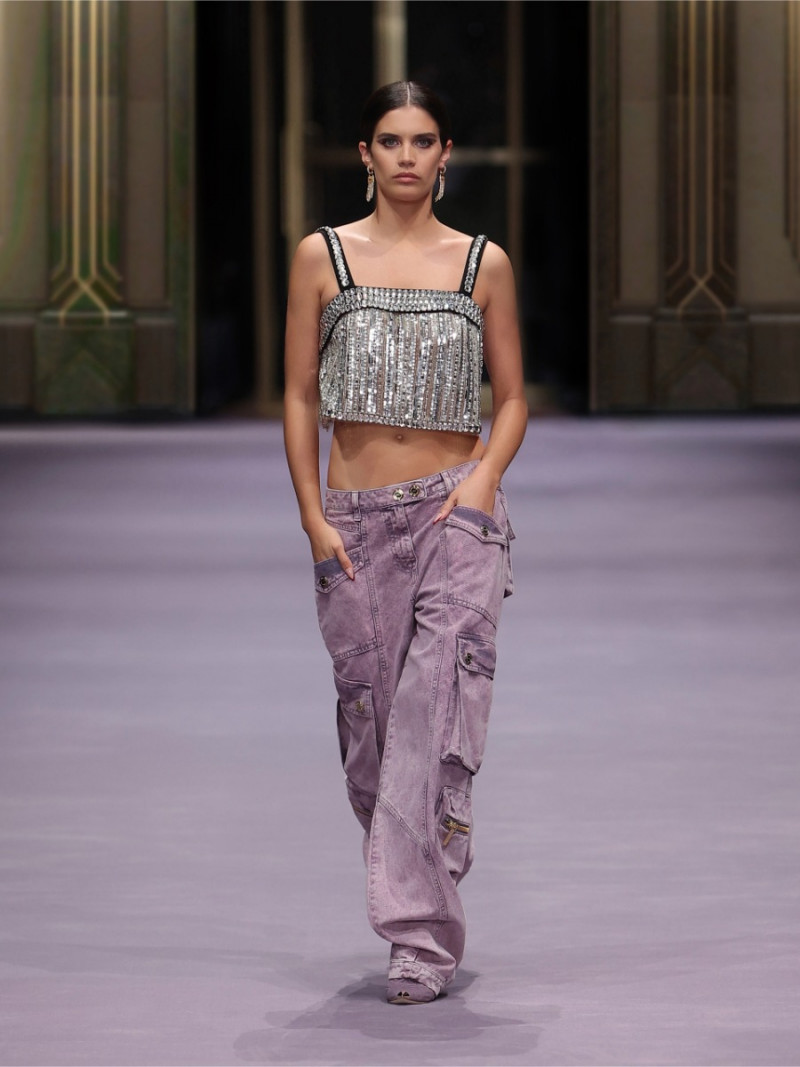 Sara Sampaio featured in  the Elisabetta Franchi fashion show for Autumn/Winter 2023