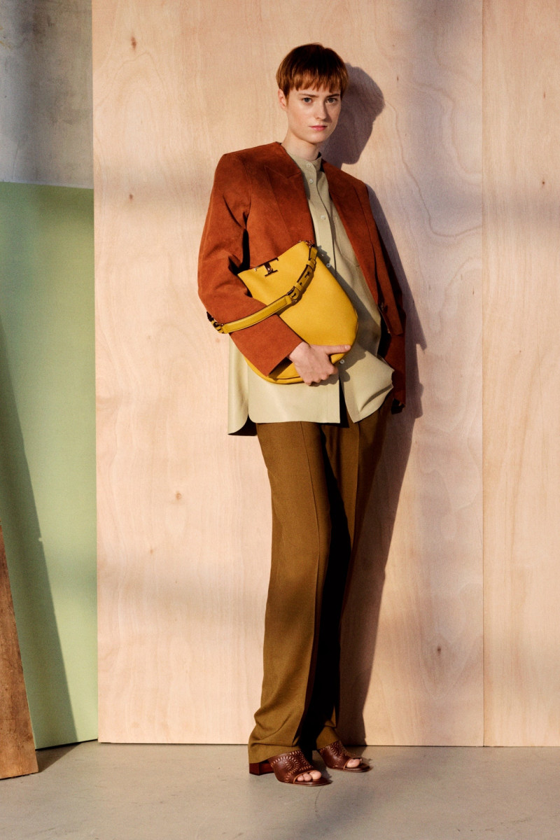 Meerle Haket featured in  the Tod\'s lookbook for Resort 2024