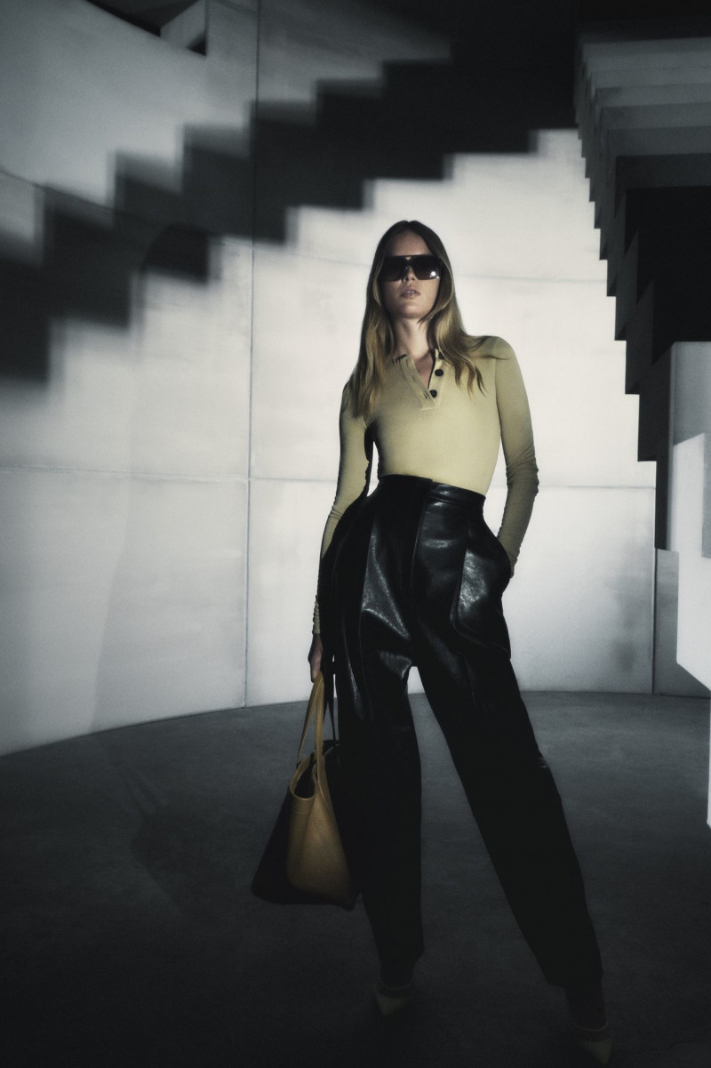 Anna Ewers featured in  the Khaite lookbook for Resort 2024