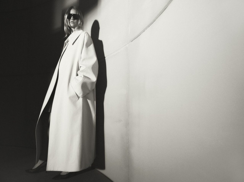 Anna Ewers featured in  the Khaite lookbook for Resort 2024