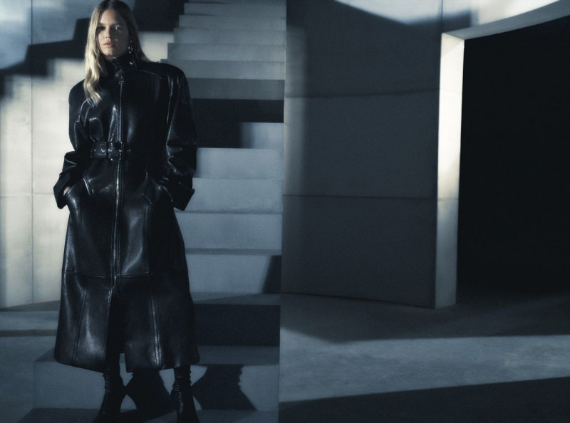 Anna Ewers featured in  the Khaite lookbook for Resort 2024