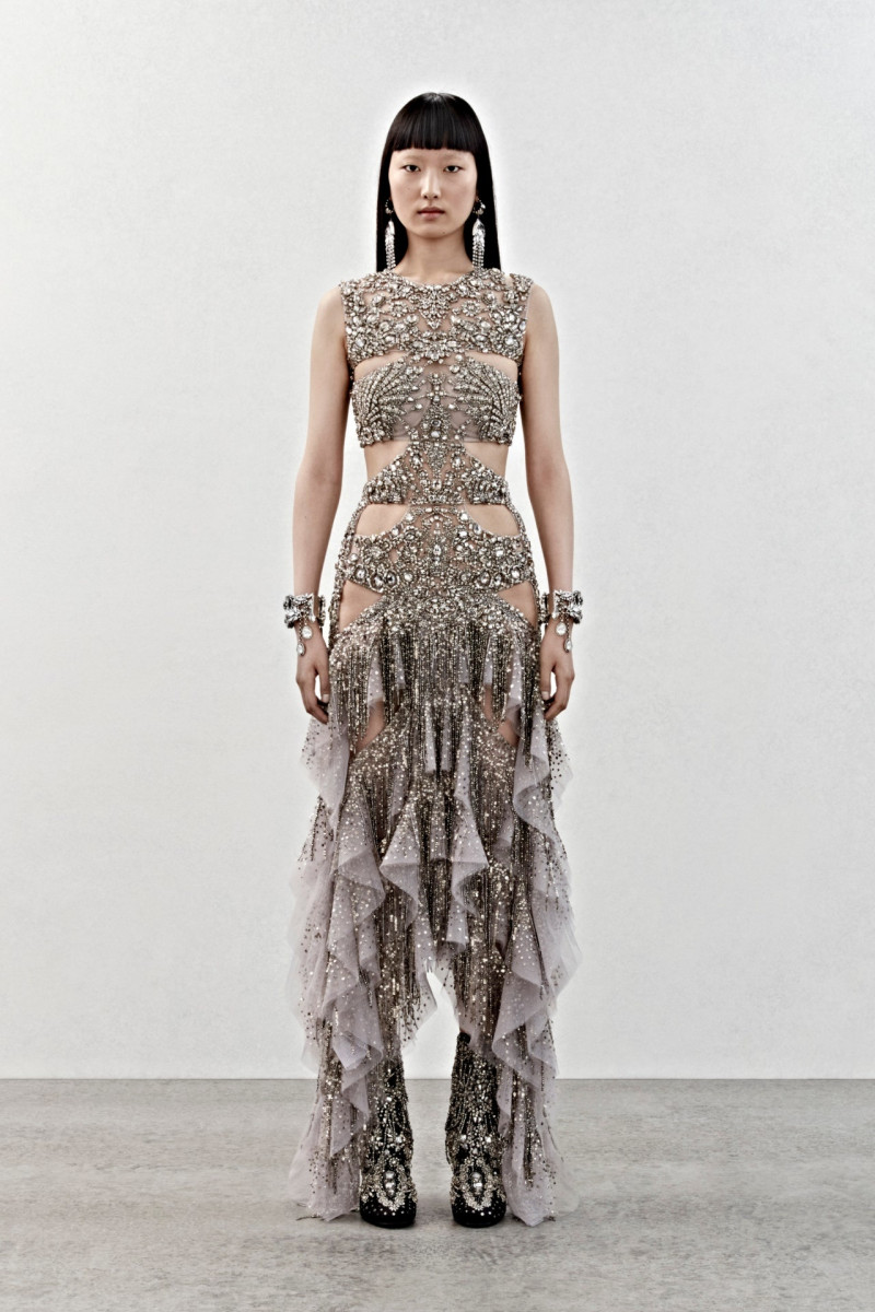 Alexander McQueen lookbook for Pre-Fall 2023