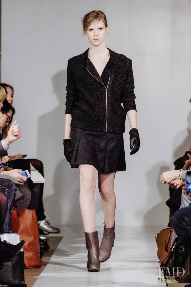 Sara Eirud featured in  the Filippa K fashion show for Autumn/Winter 2014