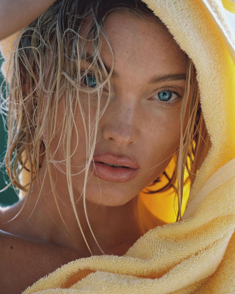 Elsa Hosk featured in  the Lavarice advertisement for Summer 2023