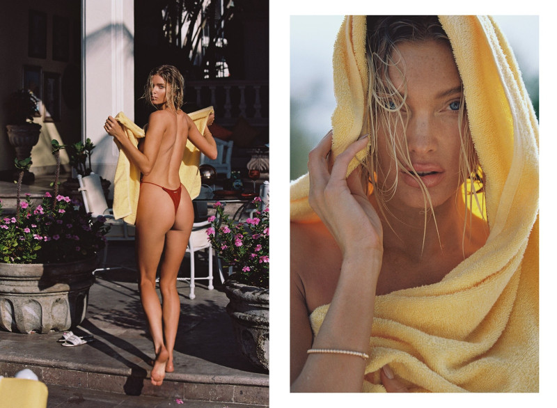 Elsa Hosk featured in  the Lavarice advertisement for Summer 2023