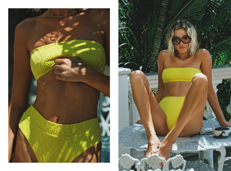 Elsa Hosk featured in  the Lavarice advertisement for Summer 2023