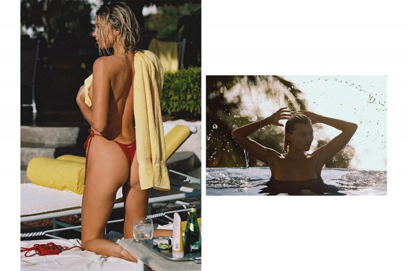 Elsa Hosk featured in  the Lavarice advertisement for Summer 2023