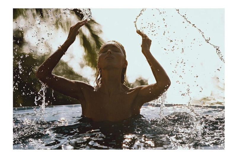 Elsa Hosk featured in  the Lavarice advertisement for Summer 2023