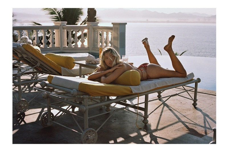 Elsa Hosk featured in  the Lavarice advertisement for Summer 2023