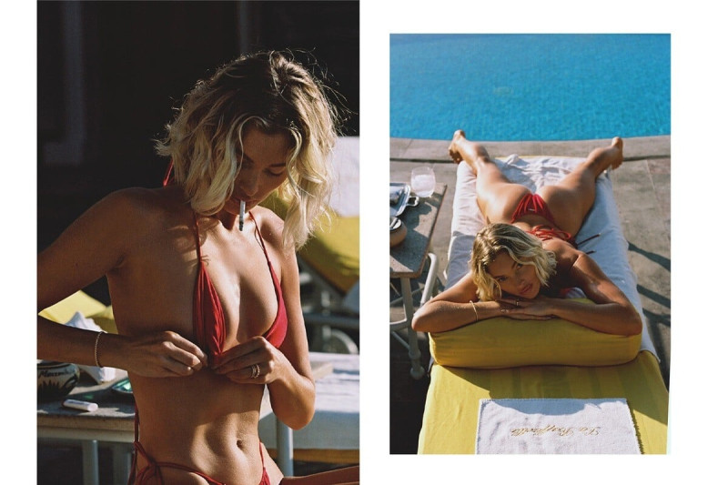 Elsa Hosk featured in  the Lavarice advertisement for Summer 2023