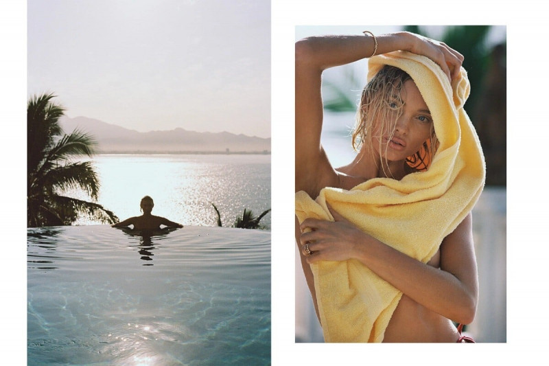 Elsa Hosk featured in  the Lavarice advertisement for Summer 2023