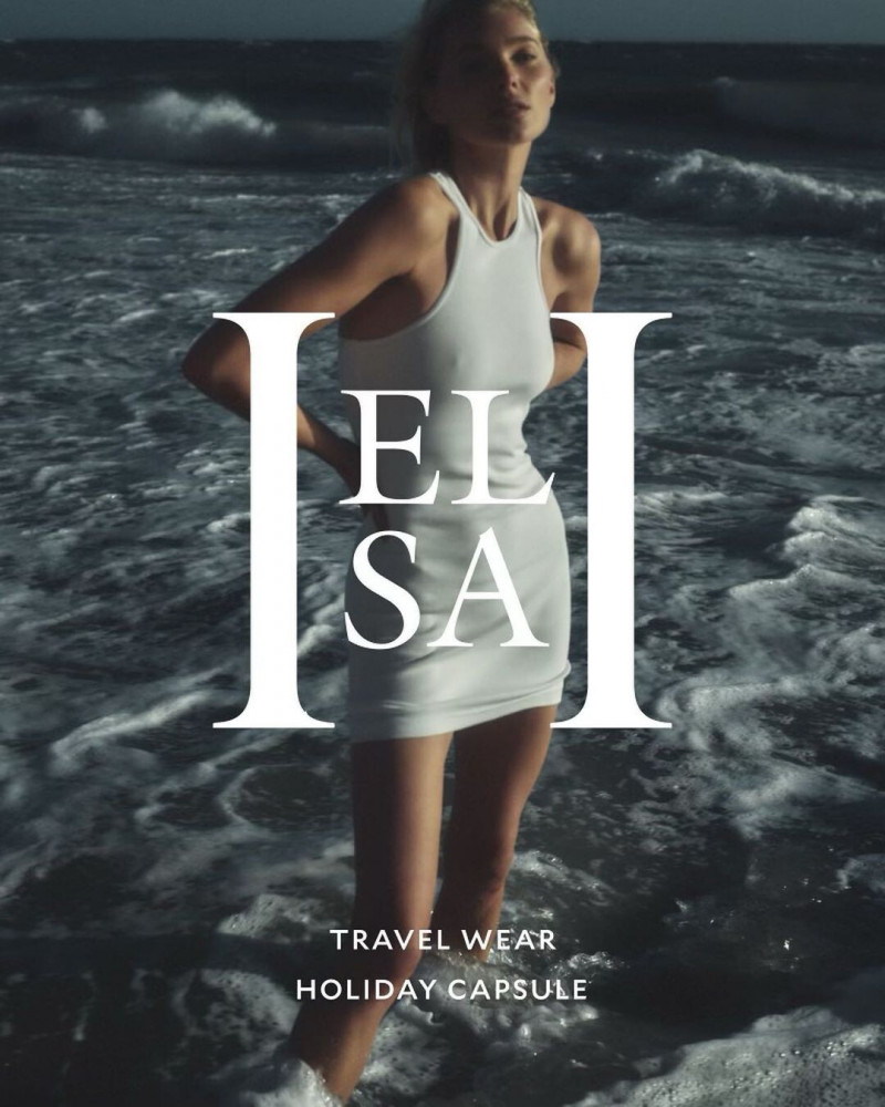 Elsa Hosk featured in  the Helsa lookbook for Spring/Summer 2023