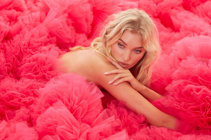 Elsa Hosk featured in  the Nicole + Felicia Evening lookbook for Spring/Summer 2020