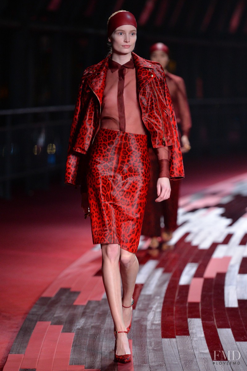 Maud Welzen featured in  the Valentino Red Collection fashion show for Spring/Summer 2013