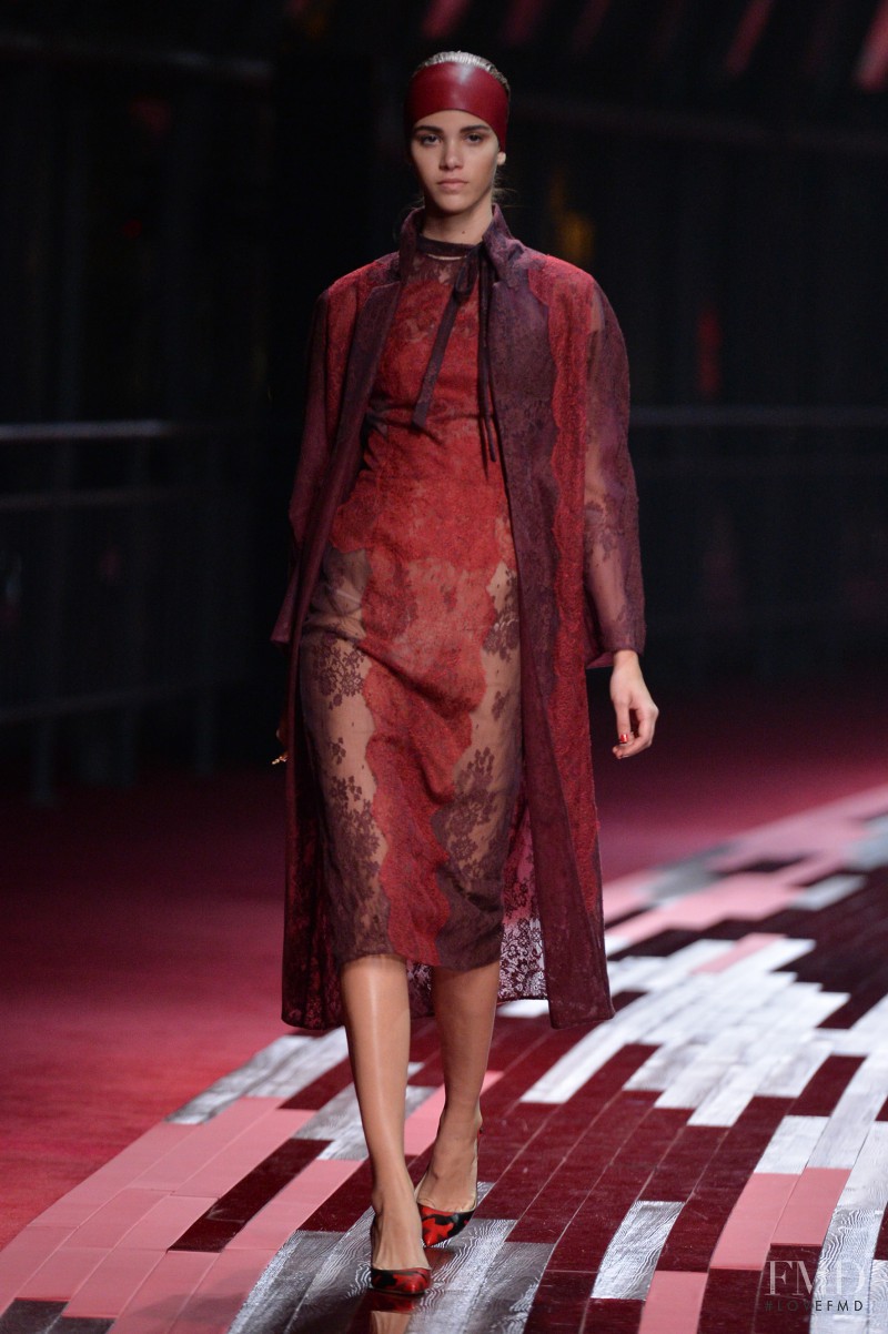 Pauline Hoarau featured in  the Valentino Red Collection fashion show for Spring/Summer 2013
