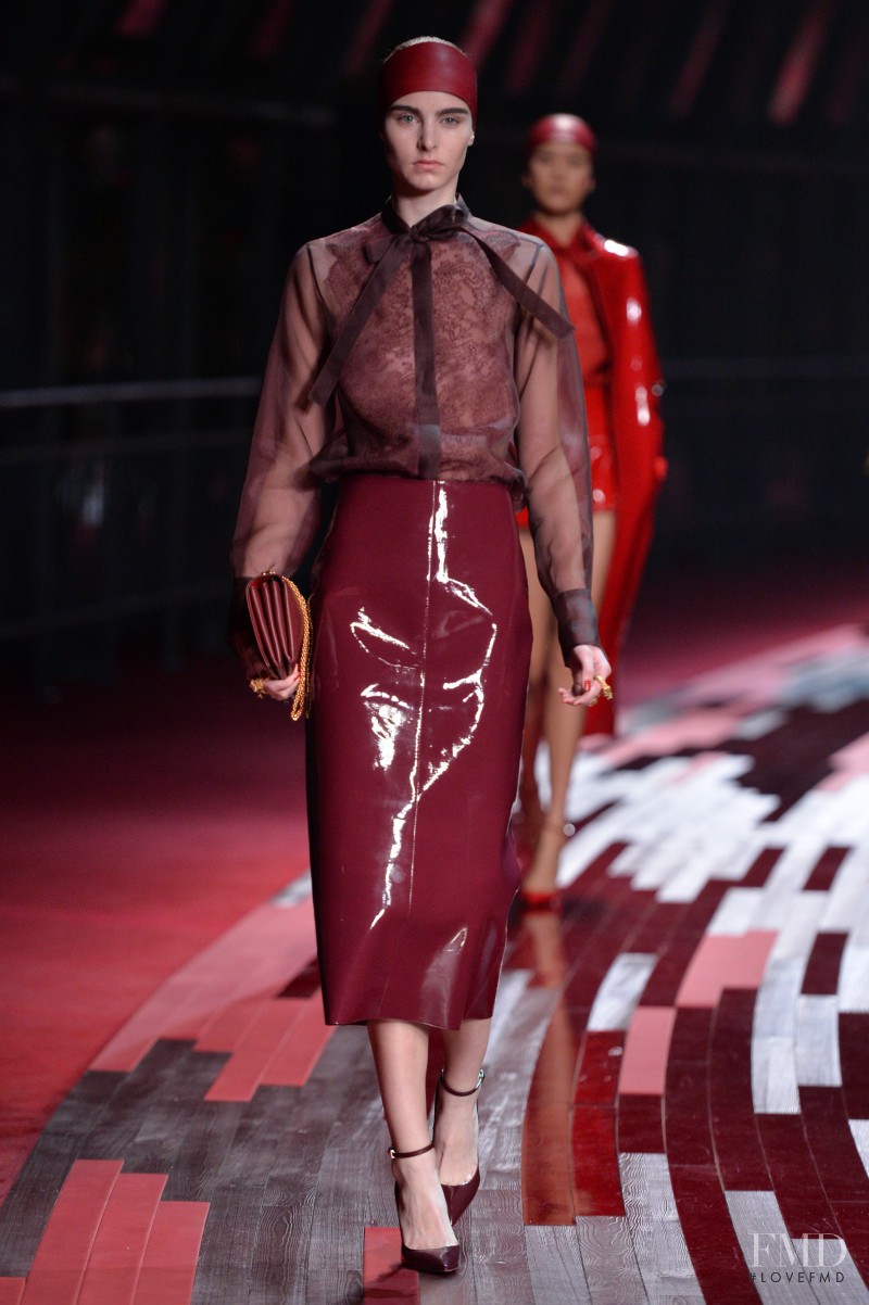 Estella Brons featured in  the Valentino Red Collection fashion show for Spring/Summer 2013