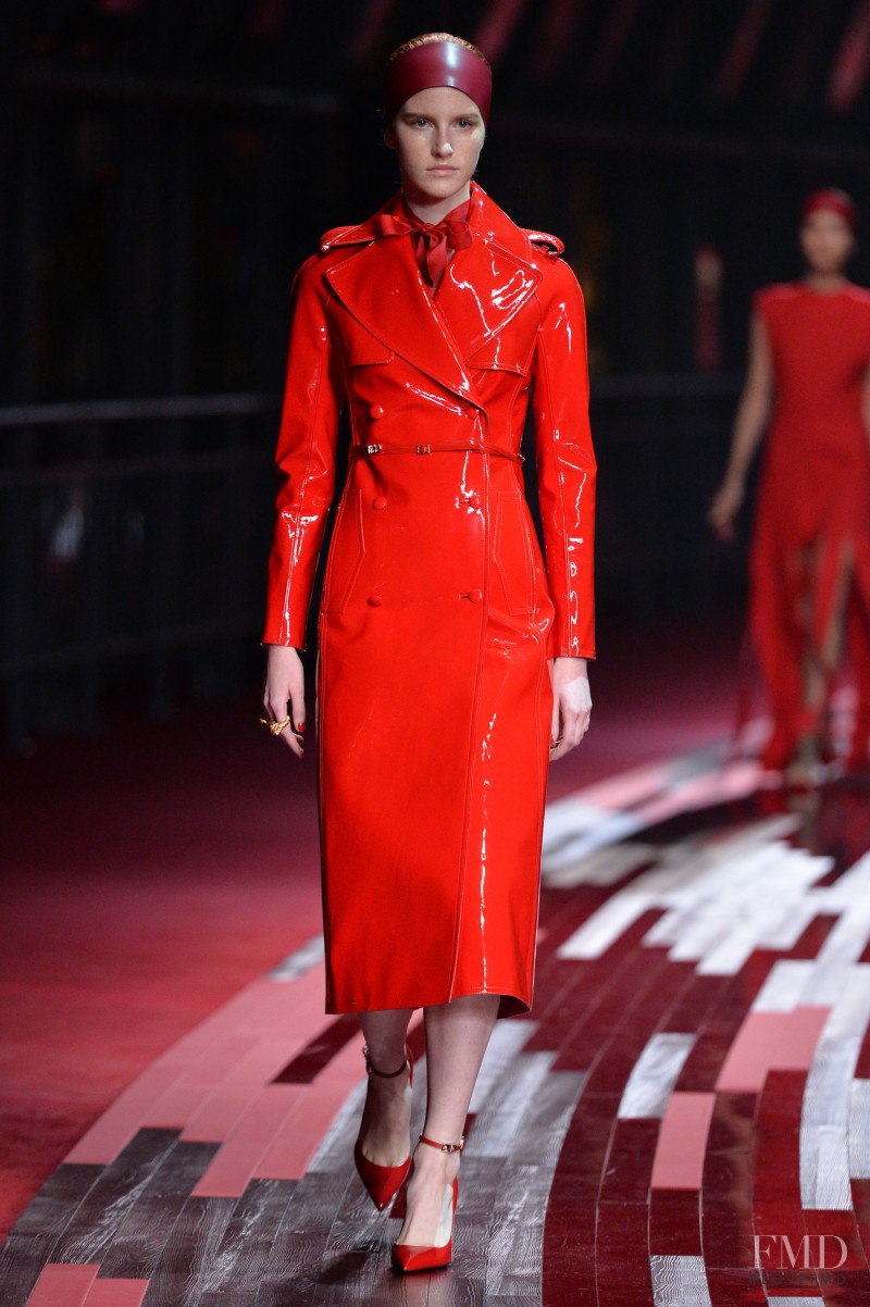Magdalena Jasek featured in  the Valentino Red Collection fashion show for Spring/Summer 2013
